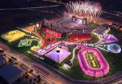 La ciudad ficticia diseñada para los shows de Shakira en España