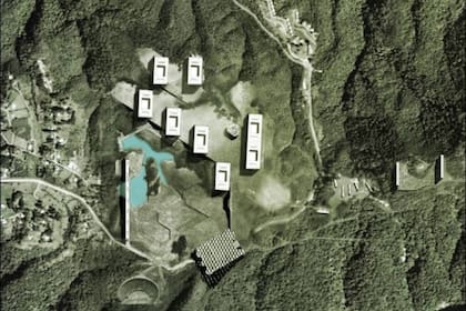 La Ciudad Universitaria de Tucumán estaba emplazada en el Cerro San Javier y contaba con edificios para las facultades, viviendas para estudiantes, un centro comunal, estadios y hasta un lago artificial