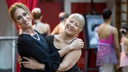 Marisa, la profesora, y Giovanna, que volvió con su hija a los 70 años