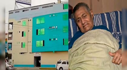 La clínica donde se atendió el hombre