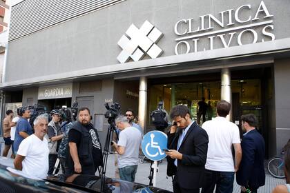 La clínica Olivos, donde operaron a Maradona.