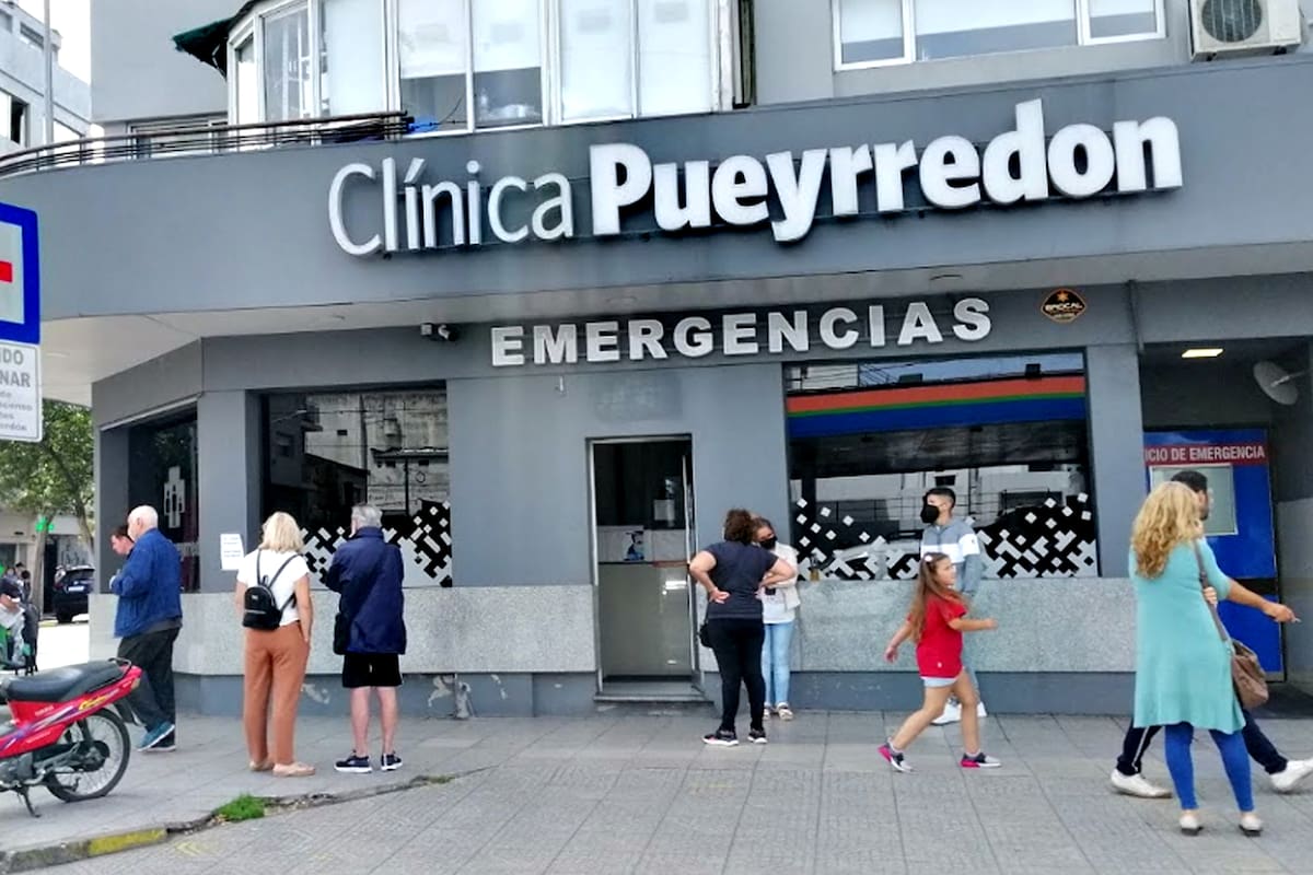 La clínica Pueyrredón de Mar del Plata donde se encuentra internado el hombre baleado