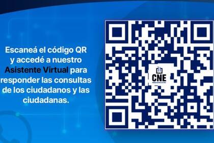 La CNE puso a disposición de la ciudadanía un asistente virtual para las elecciones