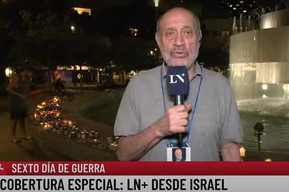 La cobertura de la guerra por parte del corresponsal de LN+ en Israel, Alfredo Leuco