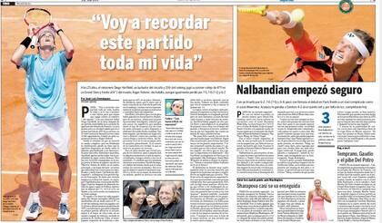 La cobertura de LA NACION, con su enviado especial José Luis Domínguez, del partido con Roger en París