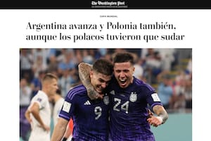 La cobertura de The Washington Post sobre la victoria de Argentina y Polonia