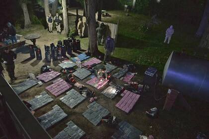 La cocaína que la banda pensaba llevar a Europa en veleros y que fue secuestrada en Escobar