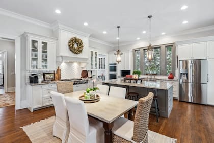La cocina de la mansión que es réplica de Disney en Atlanta