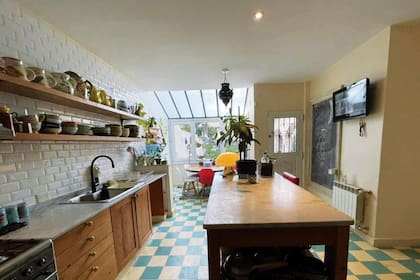 La cocina, el rincón más conocido del hogar de la conductora gracias a sus posteos en las redes