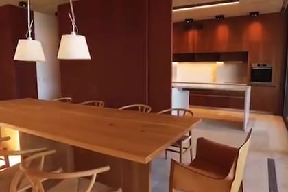 La cocina es integrada