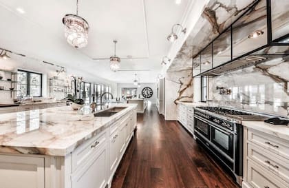 La cocina fue remodelada al gusto de Jennifer López