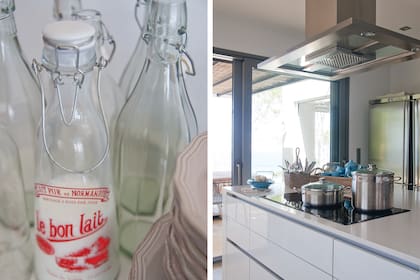 La cocina tiene electrodomésticos Smeg.