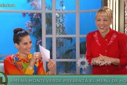 La cocinera hizo reír a toda la mesa con su error. Fuente: El Trece