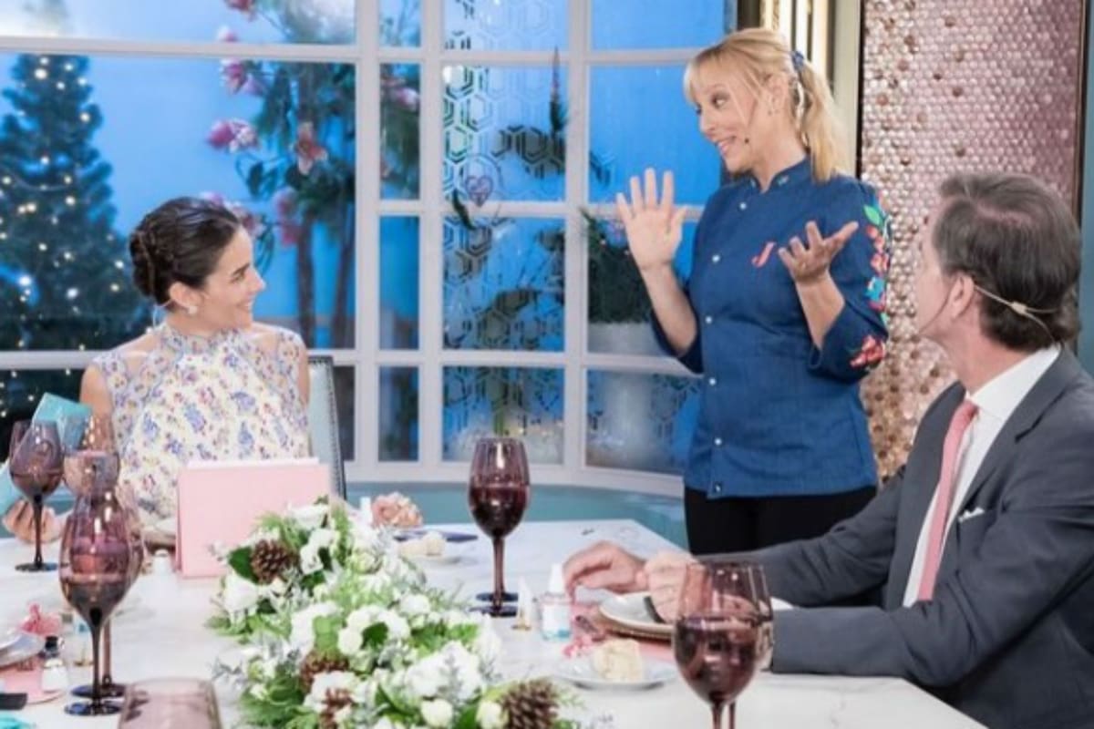 La cocinera y la conductora protagonizaron un divertido intercambio