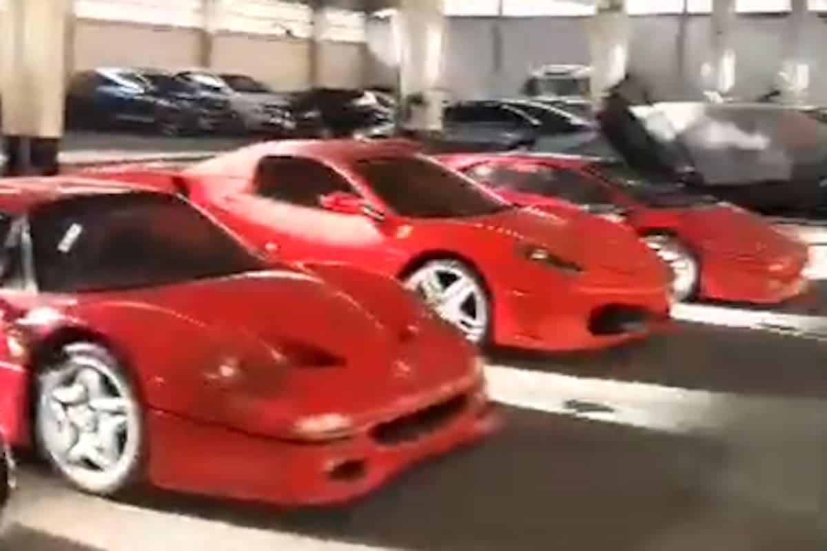 La colección de autos de lujo de Al-Assad.