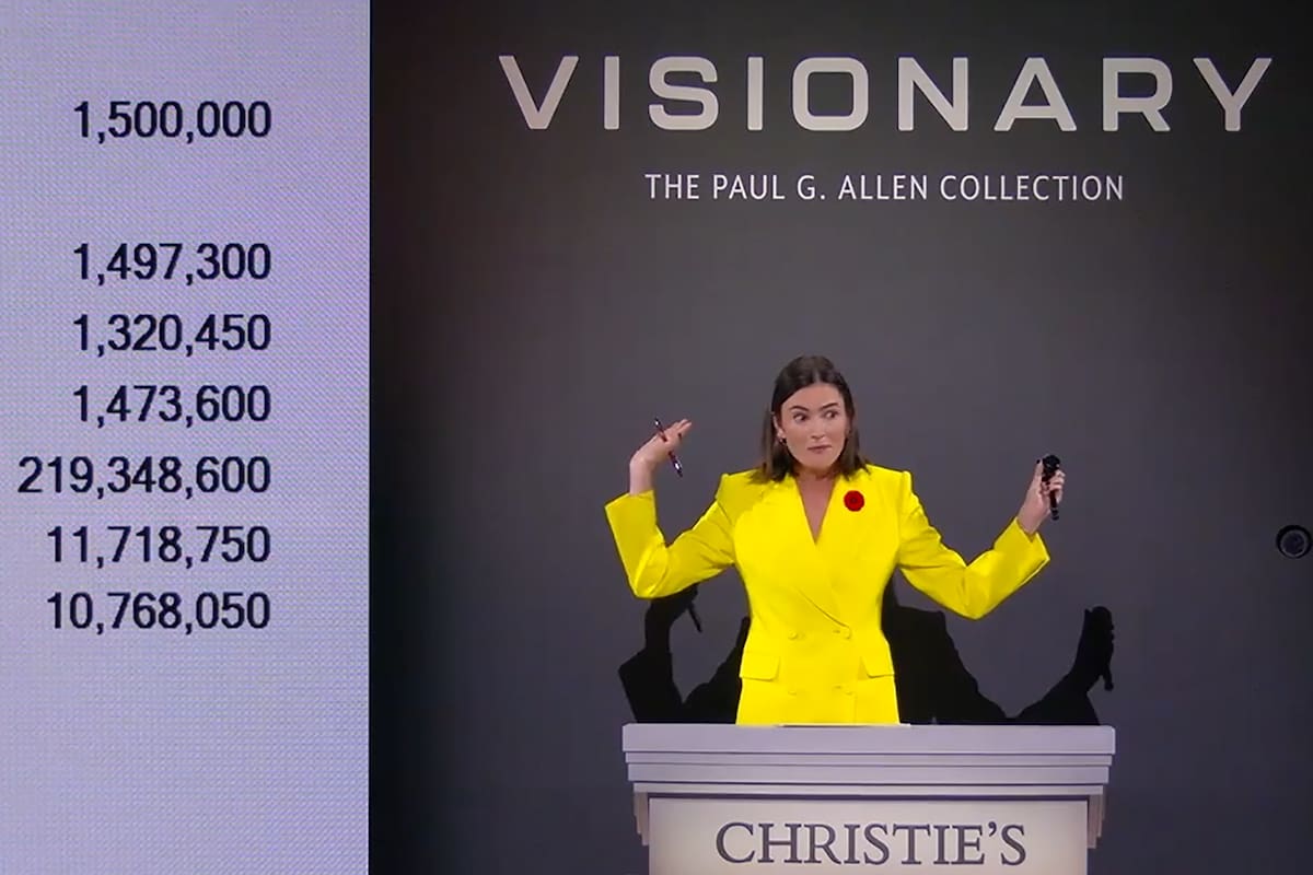La colección de Paul G. Allen registró en Nueva York una cifra sin precedente para una subasta