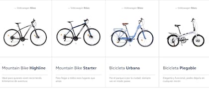 La colección de Volkswagen tiene cuatro modelos distintos