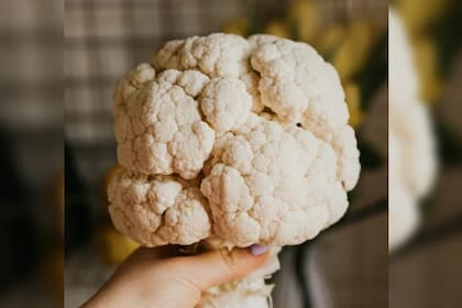 La coliflor se destaca por el aporte de vitamina C (Foto Pexels)