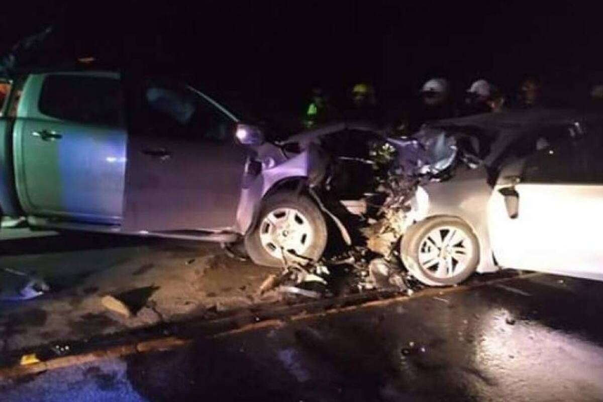 La colisión fue en el kilometro 386 de la Ruta Provincial 11