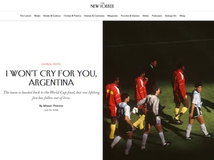 La columna publicada en The New Yorker