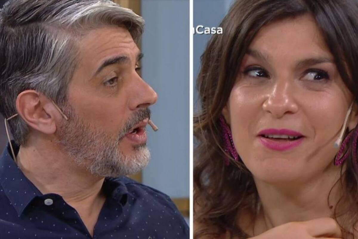 La comediante le hizo una observación muy acalorada al actor en la mesaza de Almorzando con Mirtha Legrand