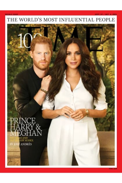 La comentada portada de los duques de Sussex, liderando el listado de una de las 100 personas más influyentes de 2021 según la revista Times