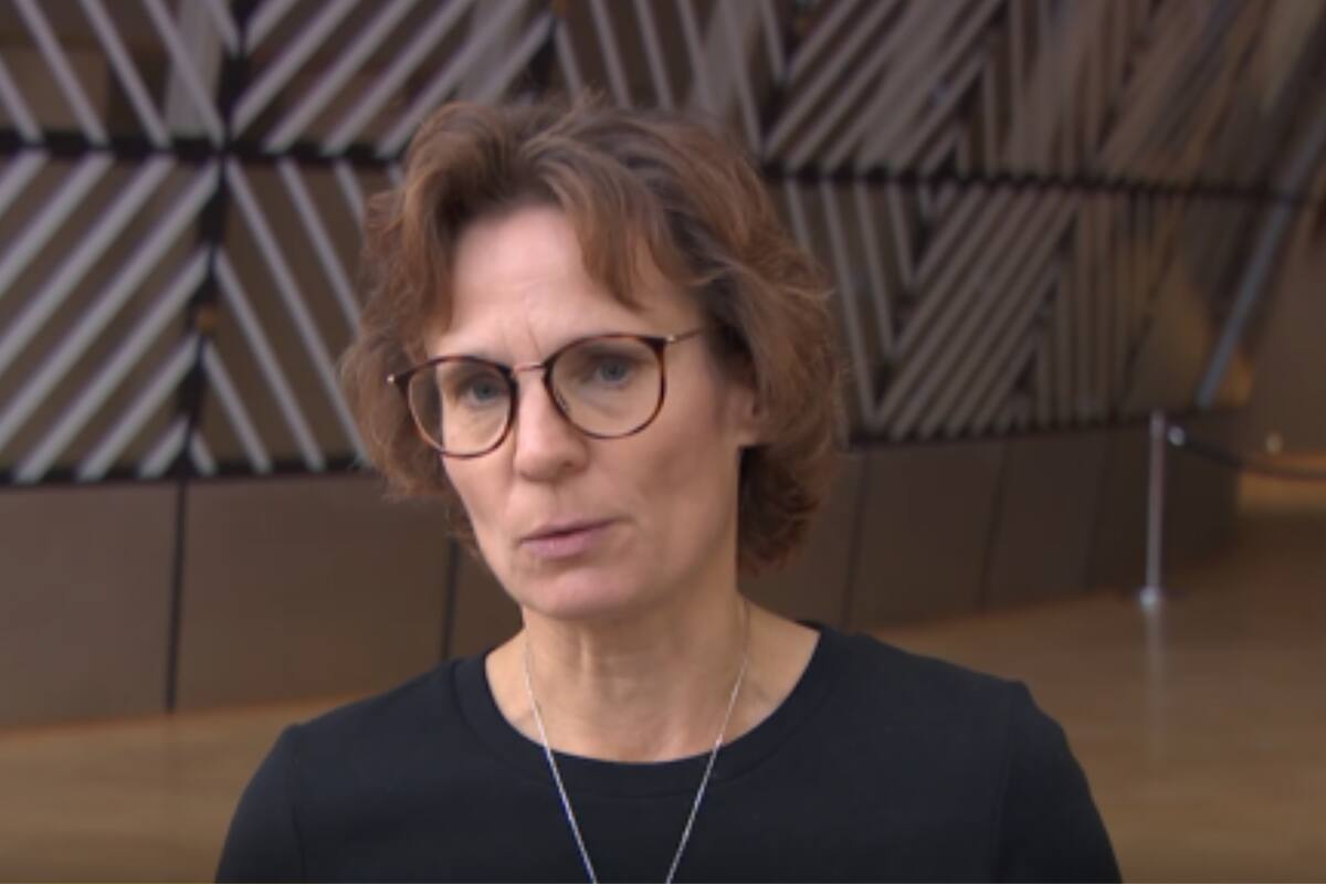 La Comisaria Europea de Medio Ambiente, Jessika Roswall