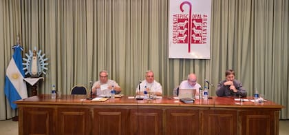 La comisión ejecutiva del Episcopado, encabezada por su presidente, el arzobispo Marcelo Colombo