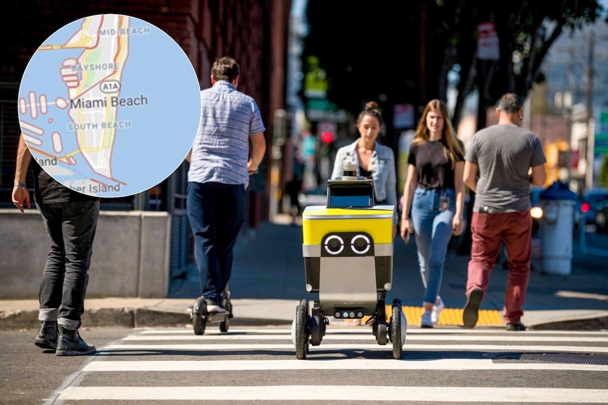 La comisionada Tanya Katzoff Bhatt explicó que las veredas de Miami Beach, diseñadas hace 100 años, no están preparadas para la saturación de robots de entrega