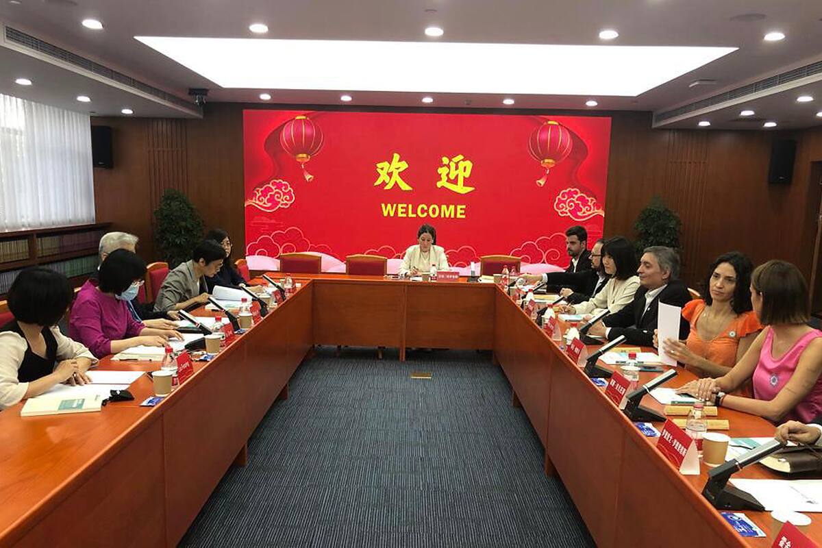 La comitiva de Argentina en China