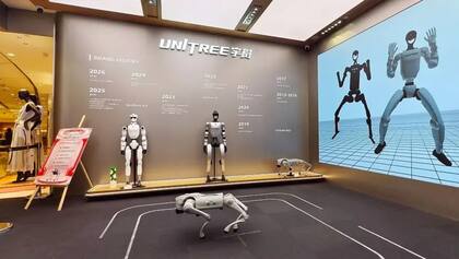 La compañía ofrece una variedad de robots androides