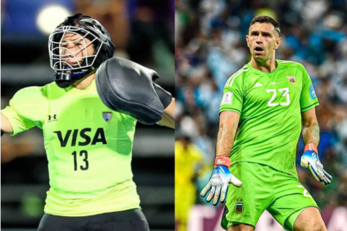 La comparación de Cristina Cosentino y Emiliano Martínez