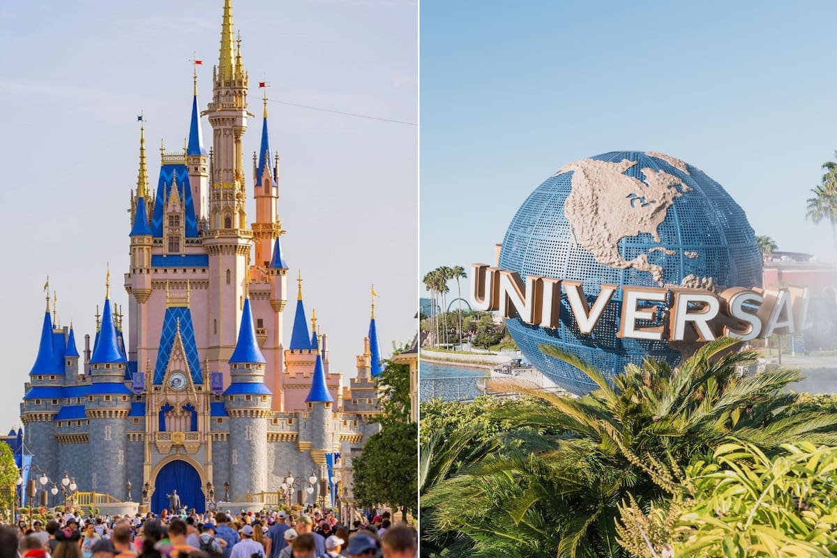 La comparación entre los resorts que se encuentran dentro de los parques temáticos y los que están fuera