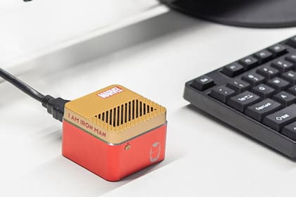 La computadora ultracompacta Ningmei de Xiaomi también cuenta con una versión personalizada con el diseño inspirado en Iron Man de Marvel
