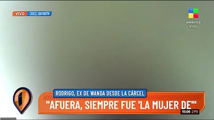 La comunicación se cortó en medio de la entrevista.