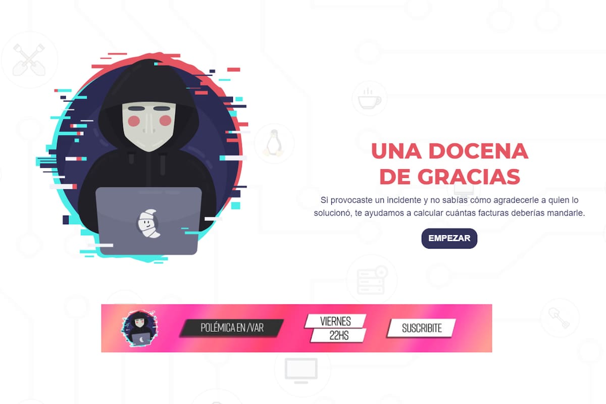 La comunidad de profesionales de sistemas sysarmy creó el sitio Una docena de gracias para celebrar el día del administrador de sistemas