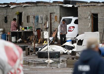 La comunidad ladrillera donde vivía Lian Gael Flores Soraide, de 3 años, en la zona rural de Ballesteros Sud, Córdoba.