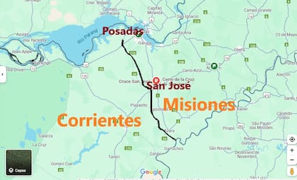 La concentración se tractores se realizará en el cruce San José (ruta nacional14 y ruta provincial 105) cerca del límite con Corrientes y a 50 kilómetros de la capital misionera