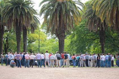 La concurrencia contó con un centenar de productores