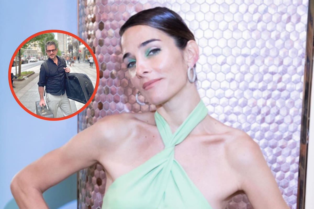 La conductora argentina fue captada con su compañero de elenco