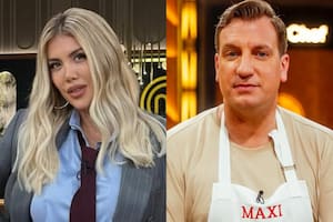 La conductora de MasterChef Celebrity y el ex futbolista protagonizaron un divertido ida y vuelta (Foto: Instagram/@wanda_nara @officialmaxilopez)