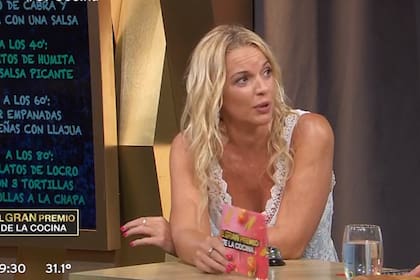 La conductora escuchó el secreto que Asta contó y bromeó sobre el tono relajado de la charla en medio de una devolución