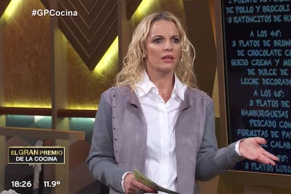 La conductora le pidió explicaciones a Petersen y todo se puso tenso en el jurado.