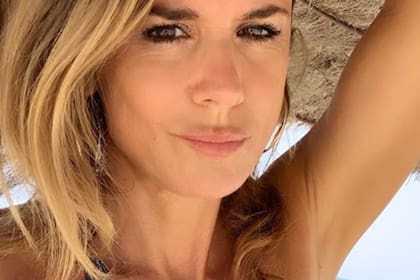 La conductora se mostró disfrutando de sus vacaciones