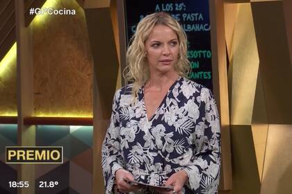 La conductora se mostró muy ofendida por el comentario de su compañero.