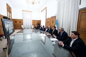 La conferencia de los gobernadores con Francos, Caputo y otros funcionarios
