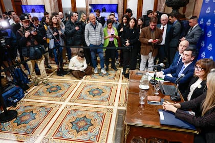 La conferencia de prensa de esta tarde en el Senado