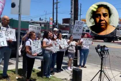 La conferencia de prensa donde se denunció el secuestro de la migrante