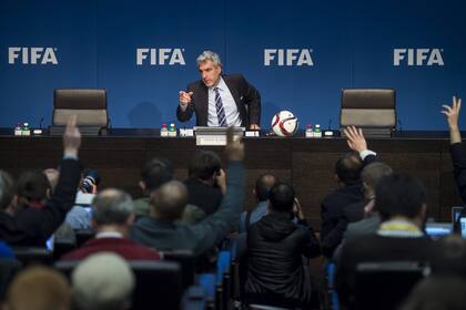 La conferencia de prensa hoy en Zurich