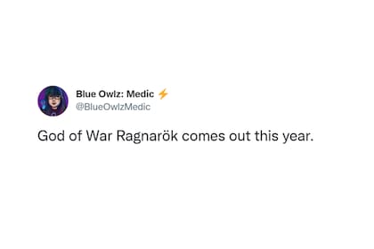 La confirmación sobre God of War: Ragnarok por parte del CM del estudio